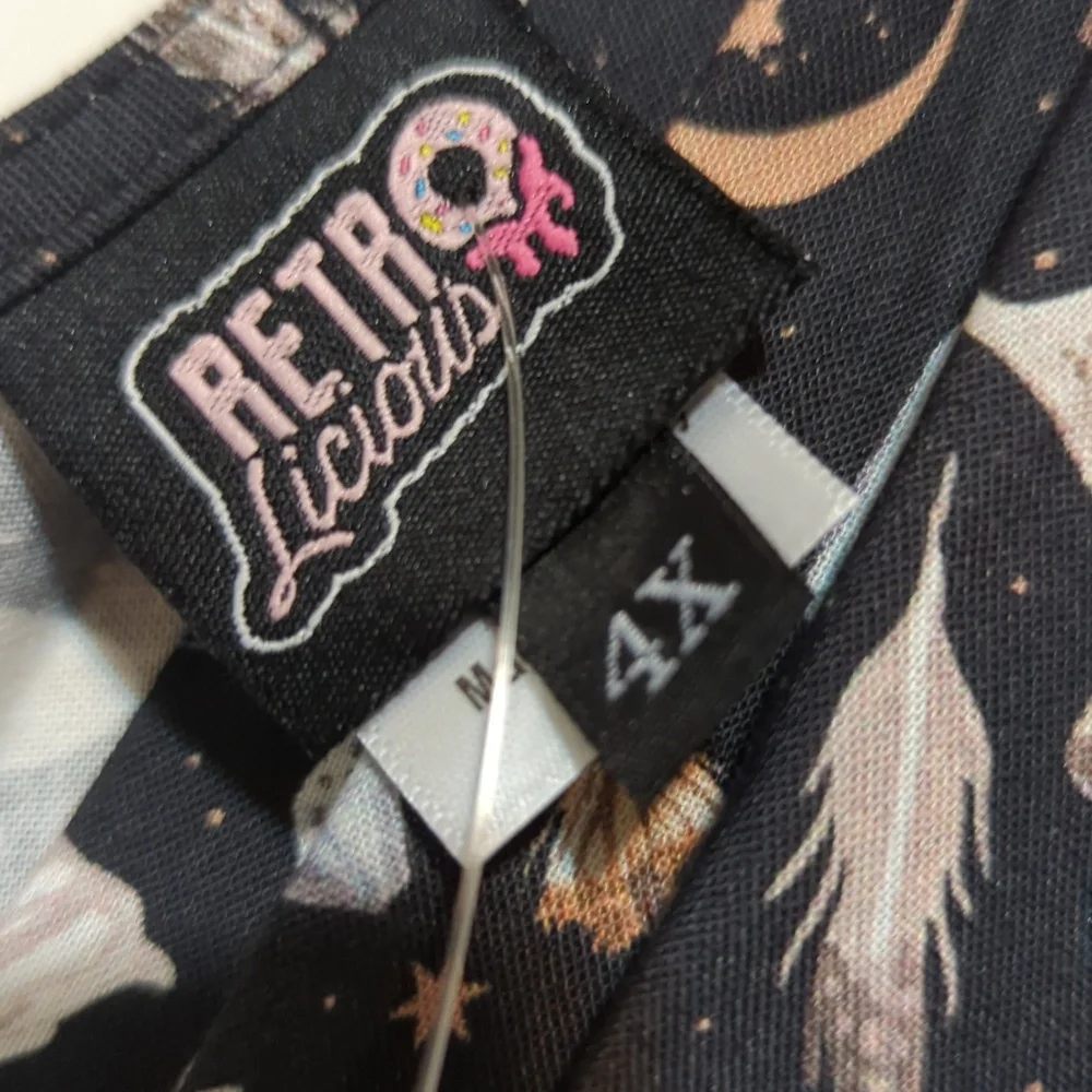 NWT Retrolicious Dark Academia Dress Size 4X - Picture 5 of 5